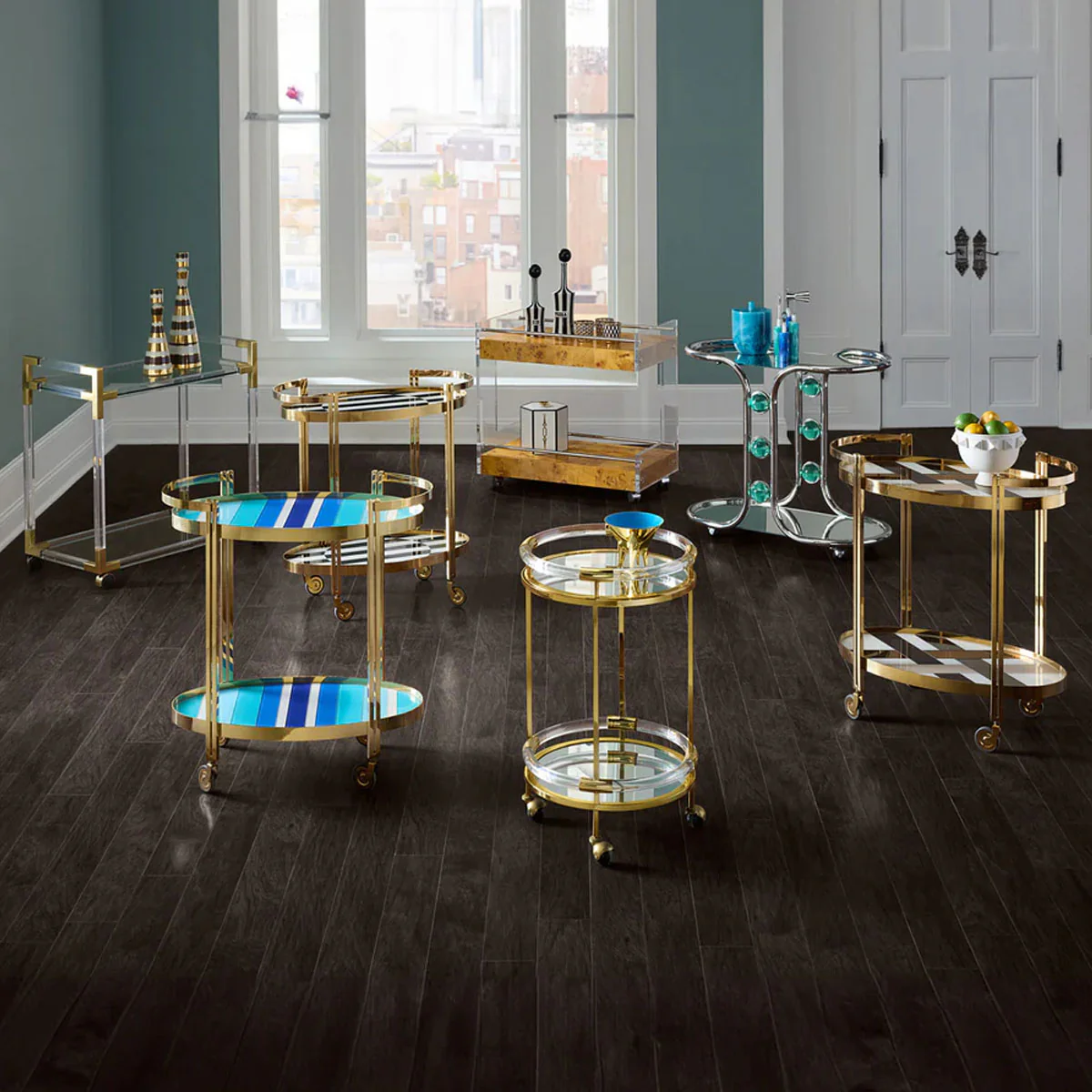 Jonathan Adler Bond Bar Cart - Image 5