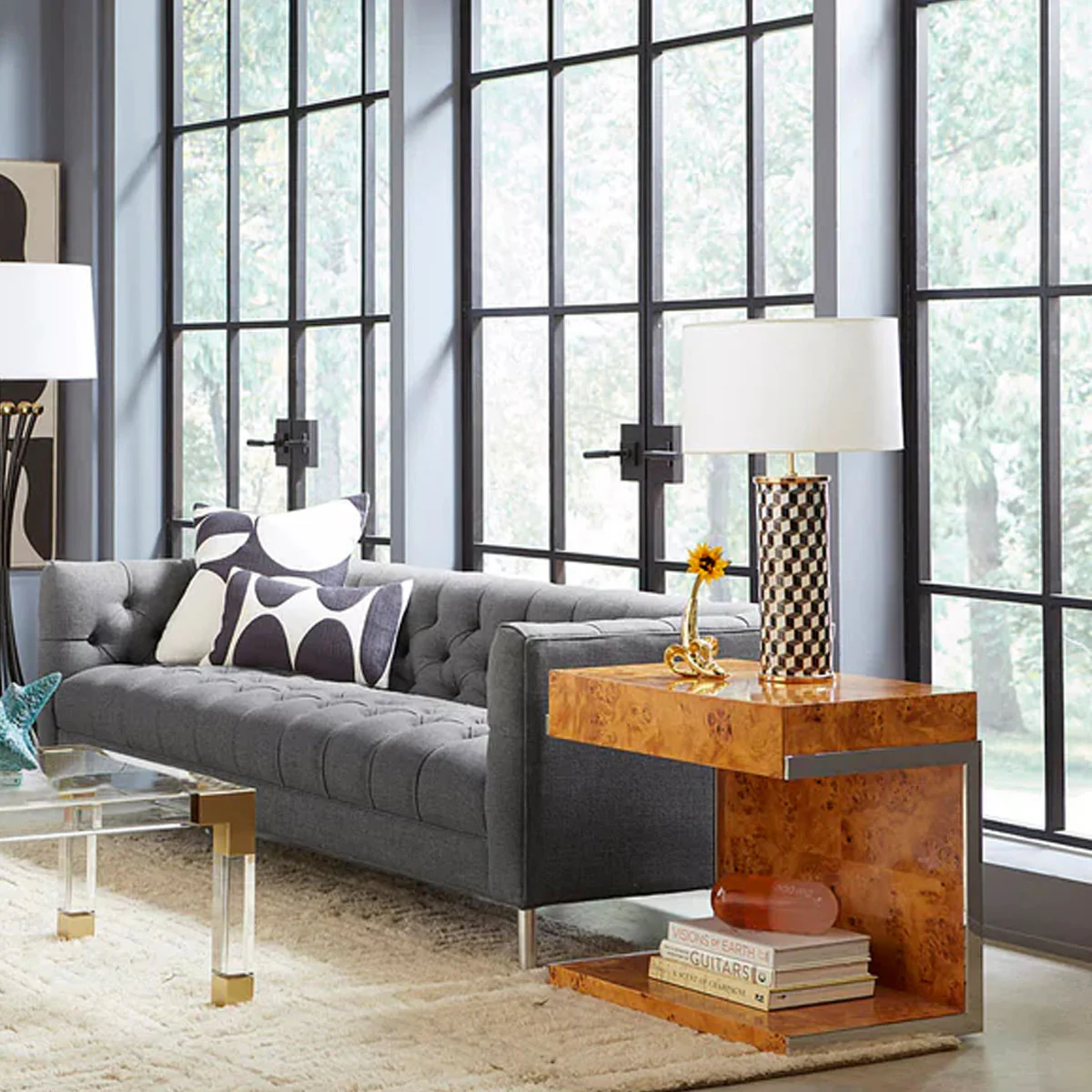 Jonathan Adler Bond Cantilevered Side Table - Image 4