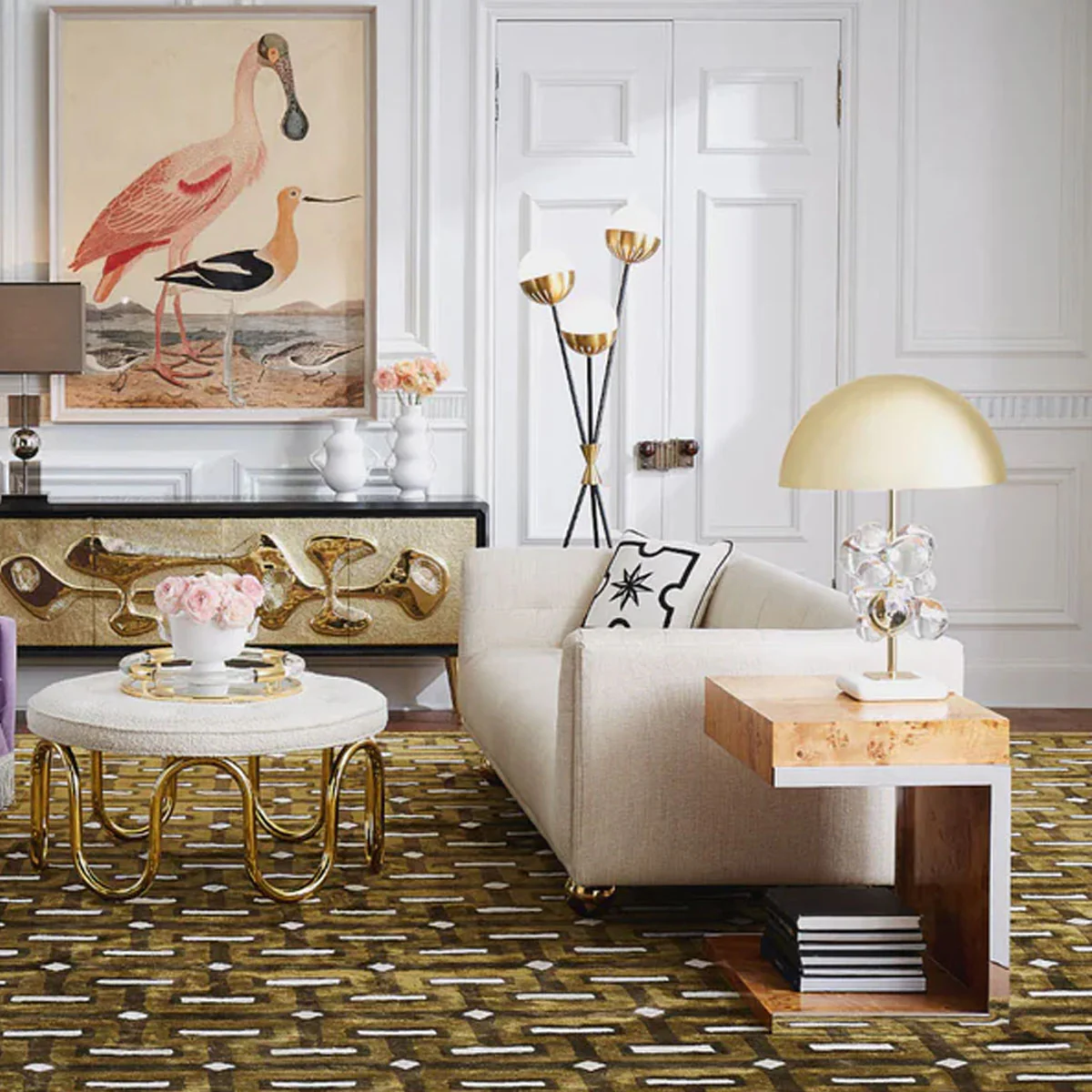 Jonathan Adler Bond Cantilevered Side Table - Image 7