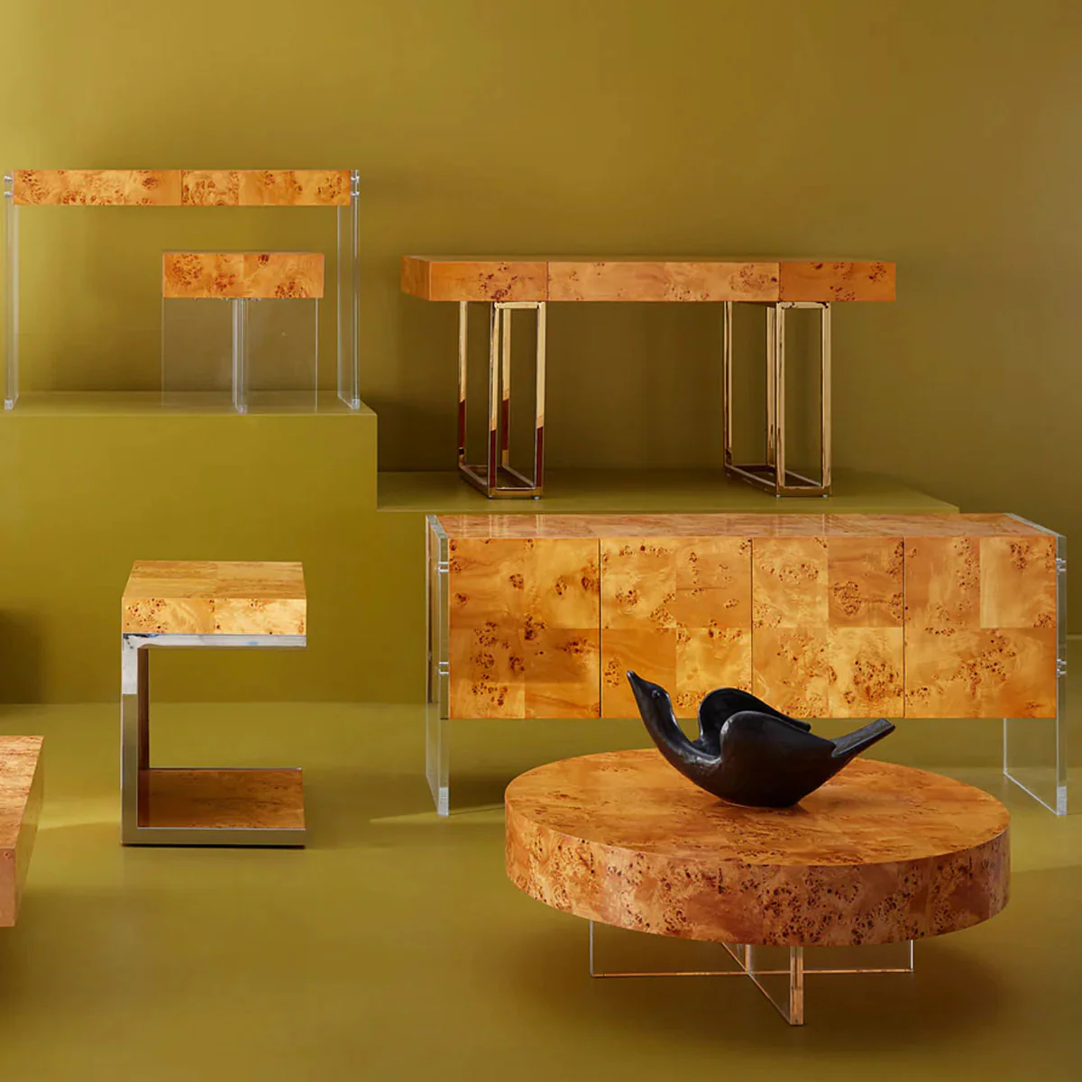 Jonathan Adler Bond Cantilevered Side Table - Image 9