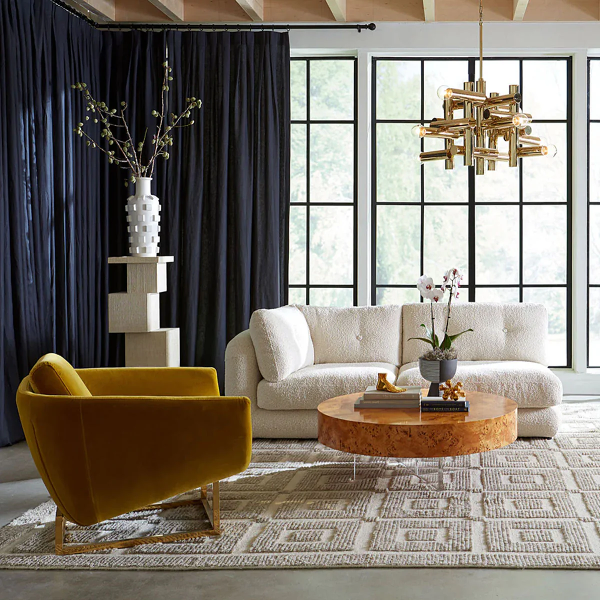 Jonathan Adler Bond Round Cocktail Table - Image 10