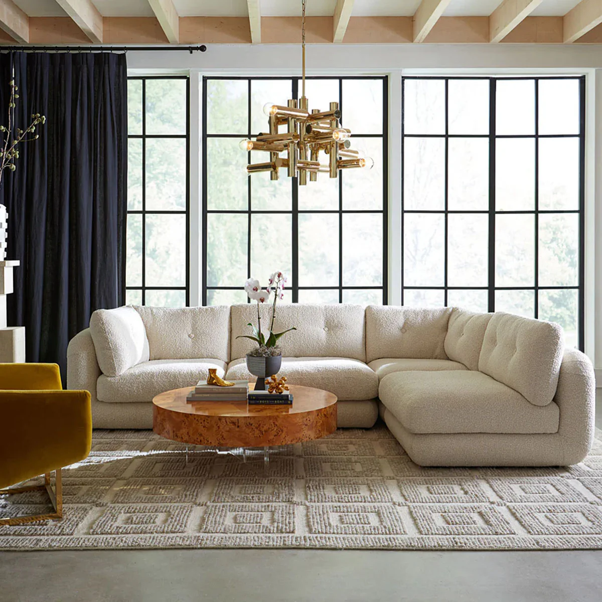 Jonathan Adler Bond Round Cocktail Table - Image 8