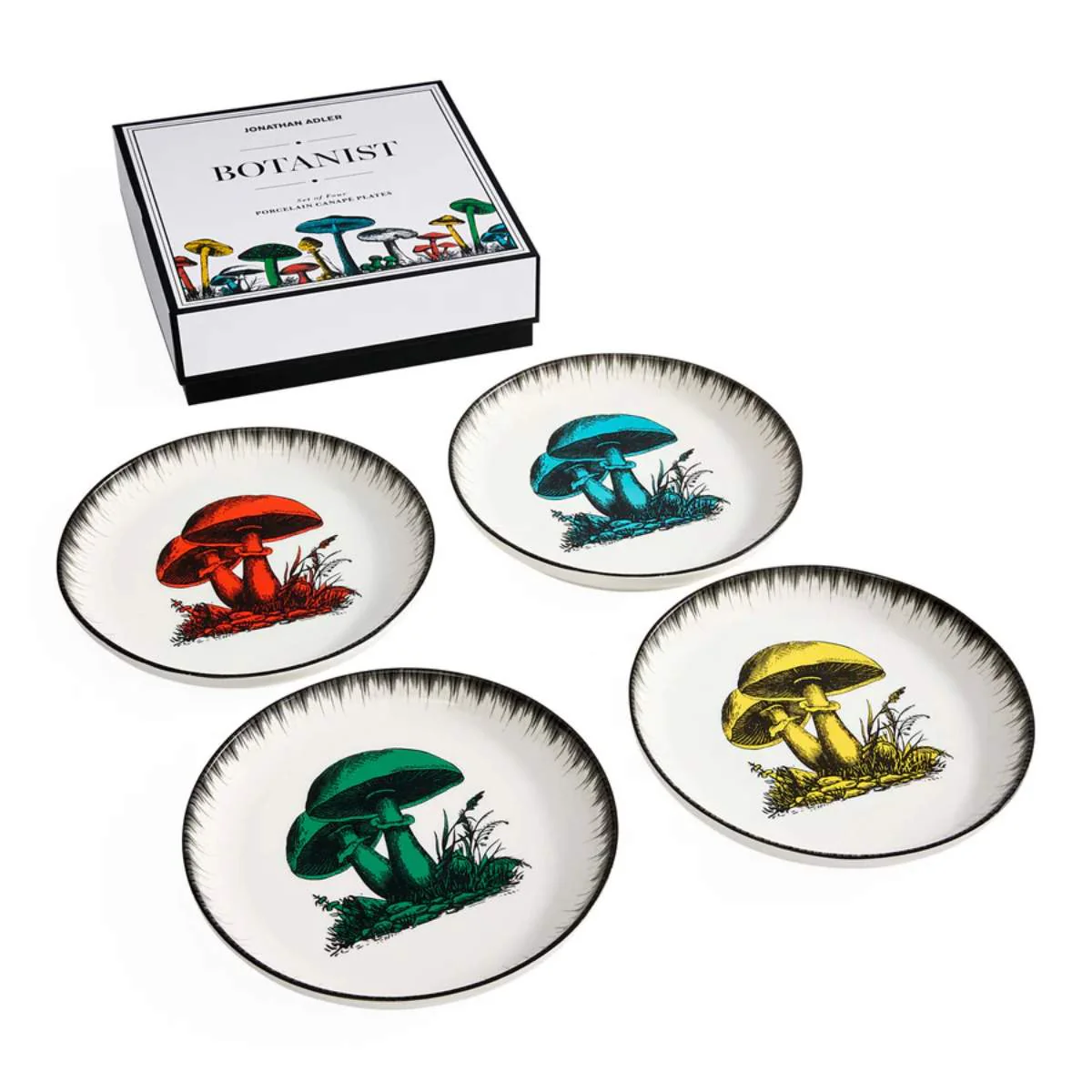 Jonathan Adler Botanist Canapé Plate Set - Image 2