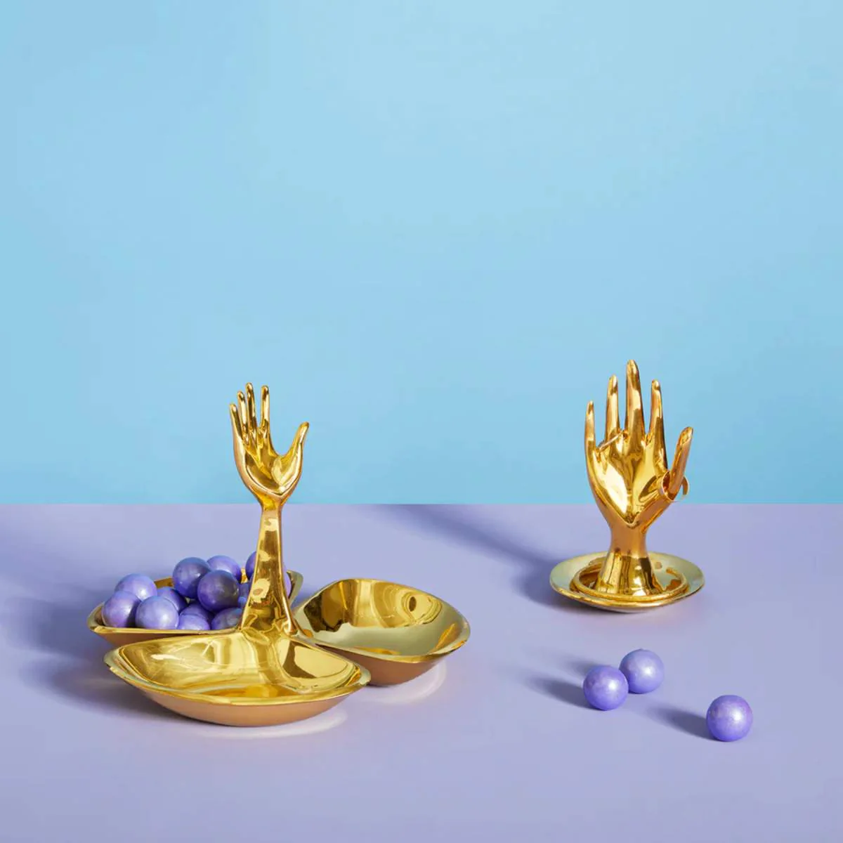 Jonathan Adler Brass Hand Ring Holder - Image 6
