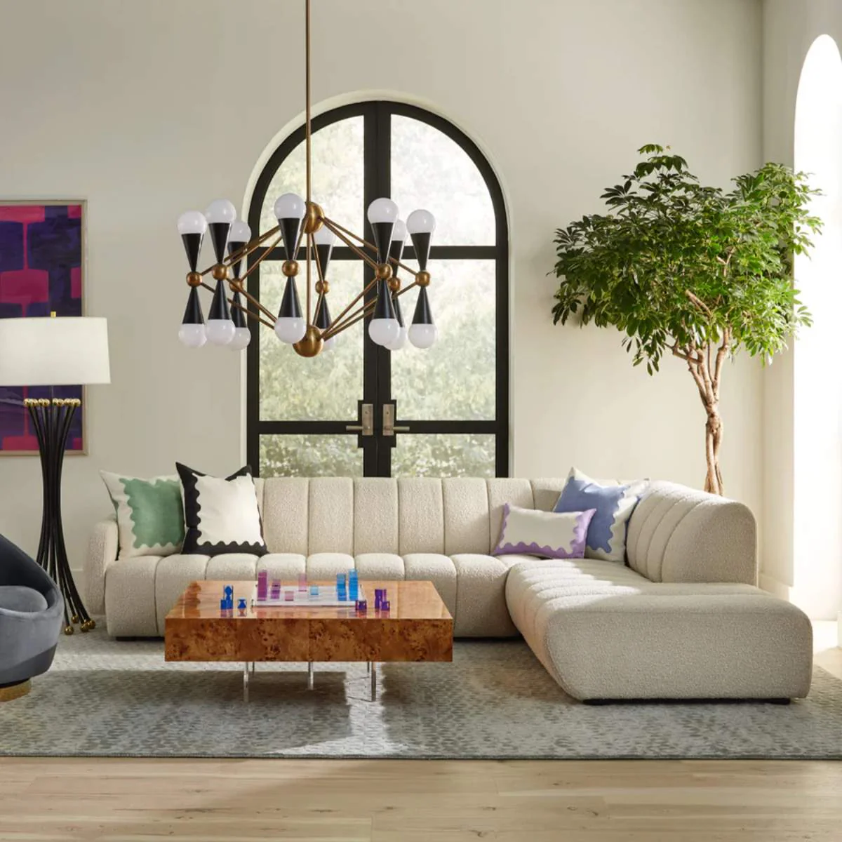 Jonathan Adler Brigitte 112.25" Sectional - Image 7