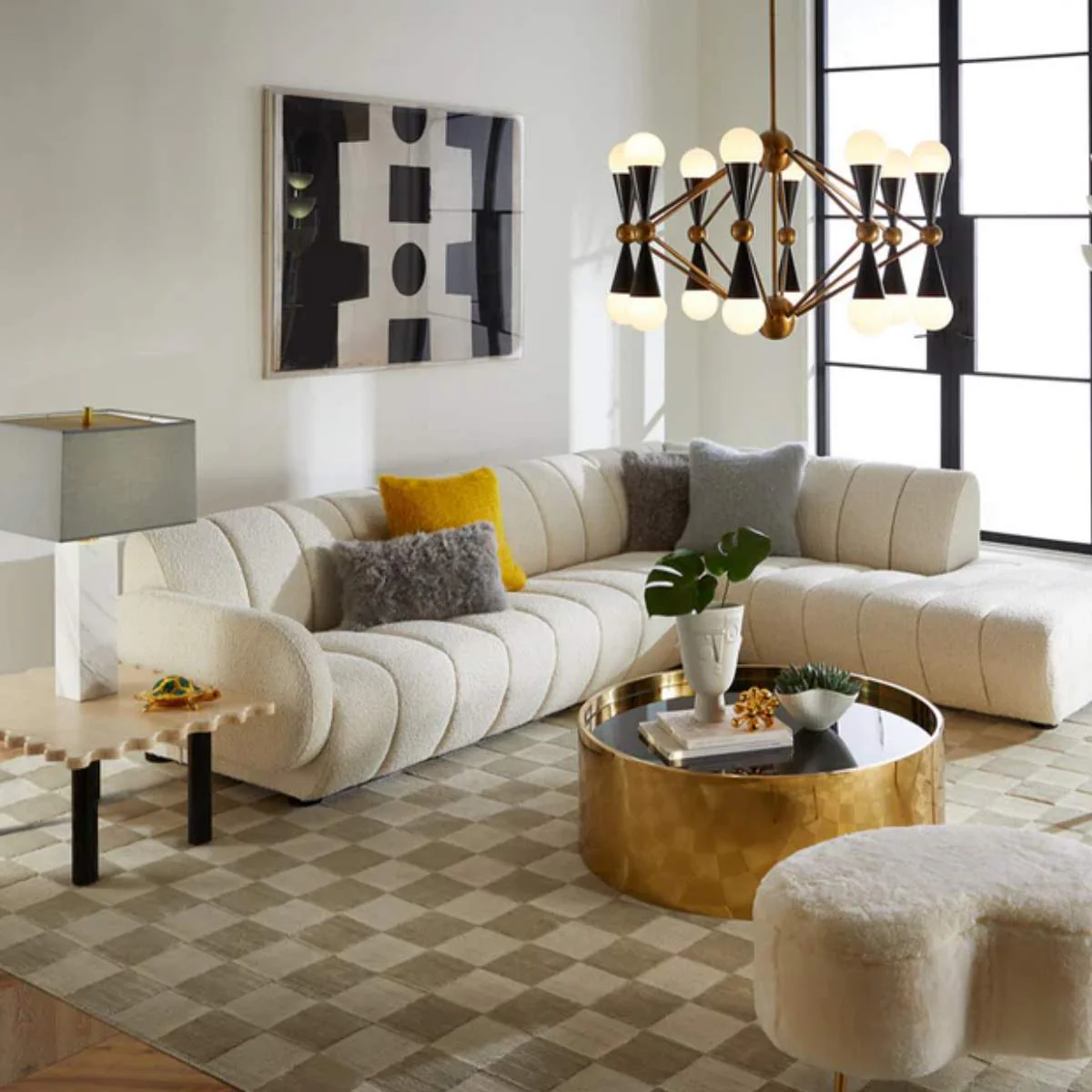 Jonathan Adler Brigitte 112.25" Sectional - Image 9