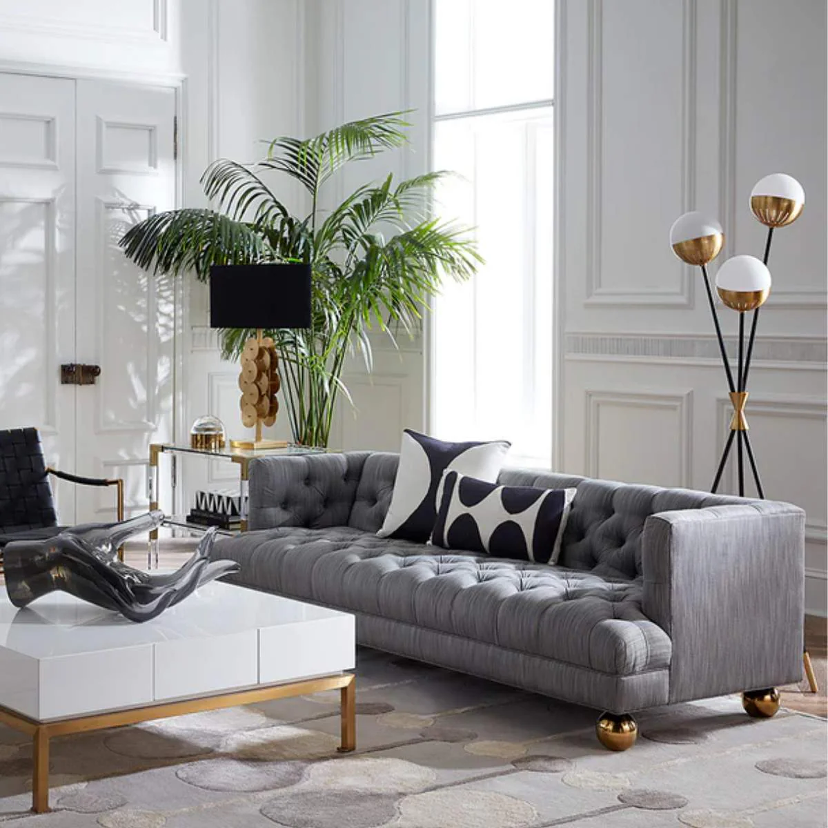 Jonathan Adler Caracas Tripod Floor Lamp - Image 4