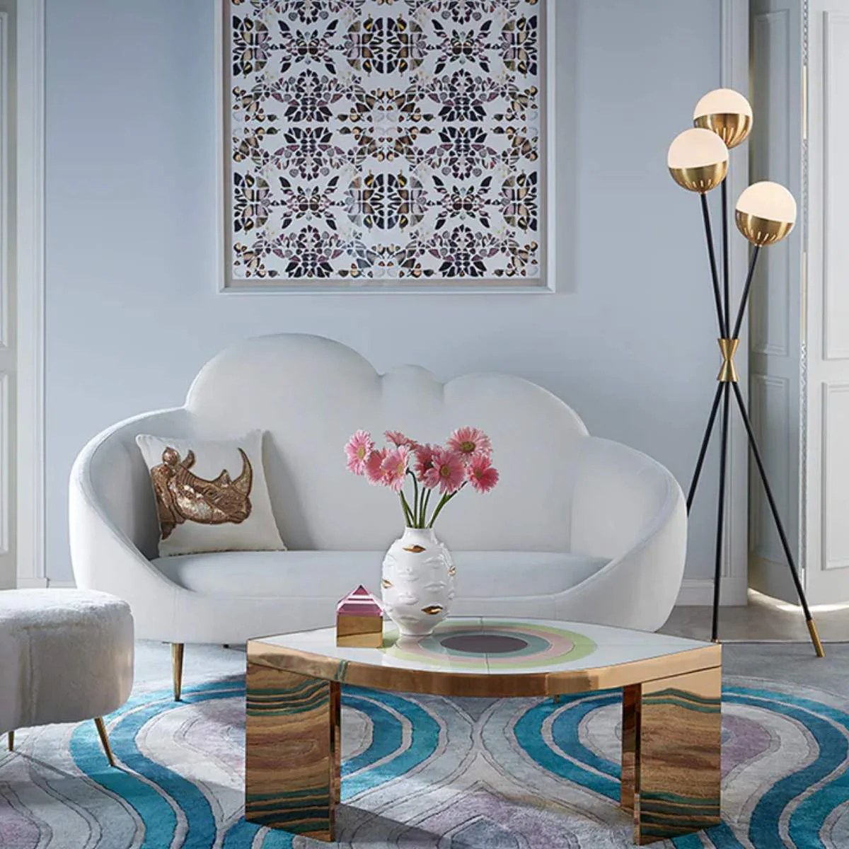 Jonathan Adler Caracas Tripod Floor Lamp - Image 5