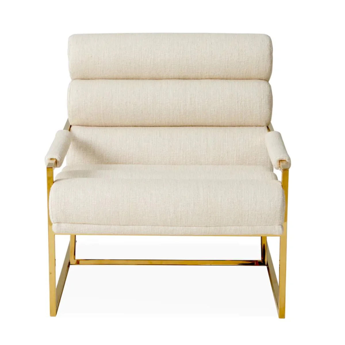 Jonathan Adler Channeled Goldfinger Lounge Chair - Image 3