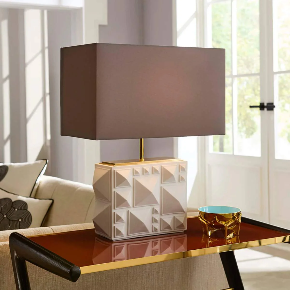 Jonathan Adler Charade Studded Table Lamp - Image 4