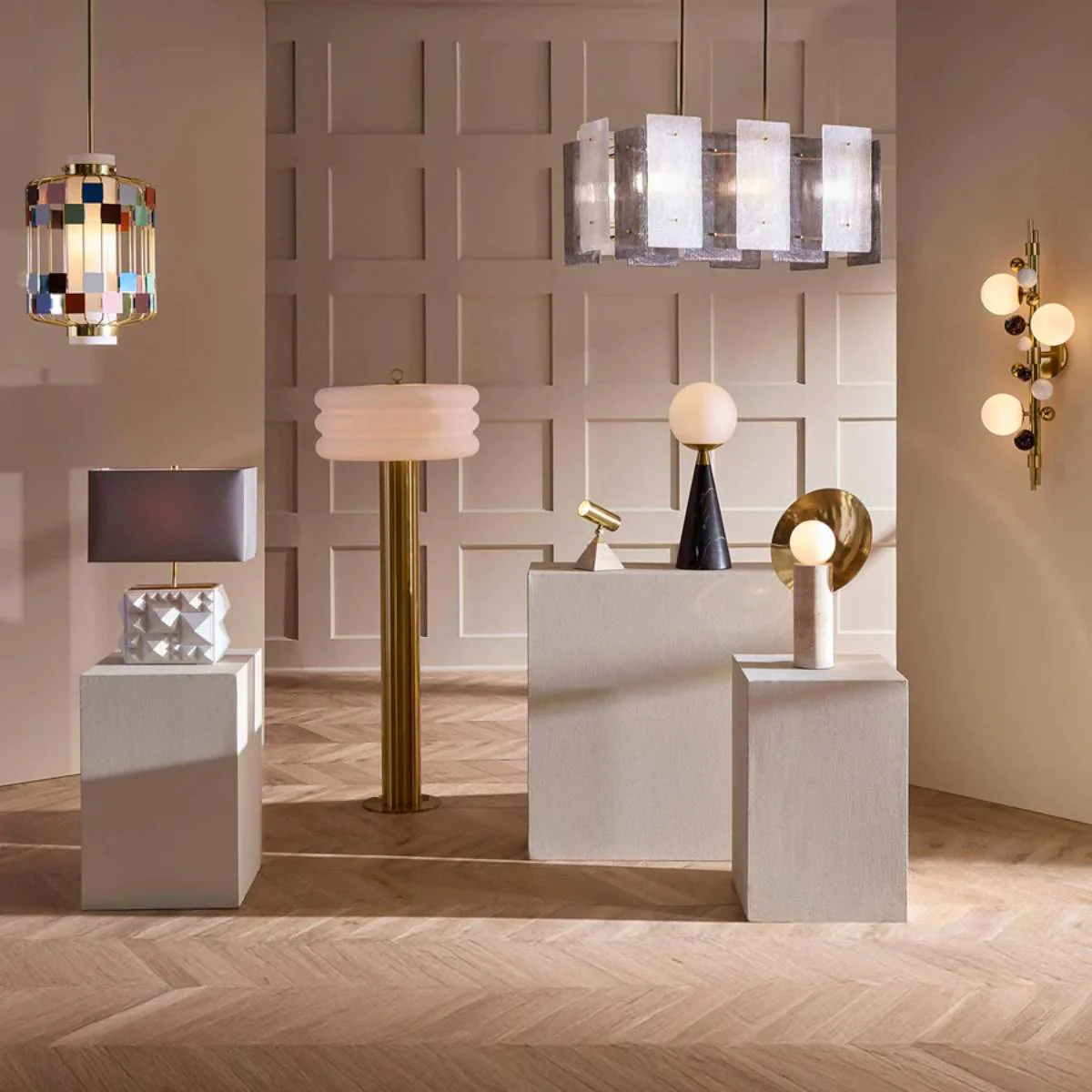 Jonathan Adler Charade Studded Table Lamp - Image 5