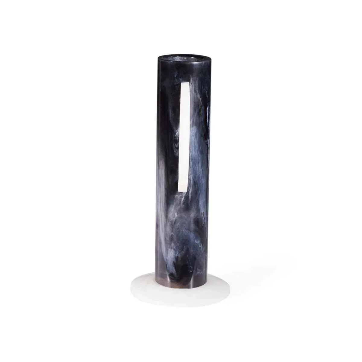 Jonathan Adler Como Black & White Cylinder Vase - Image 2