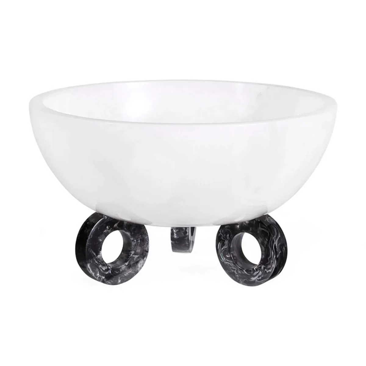 Jonathan Adler Como Black & White Disc Bowl - Image 3