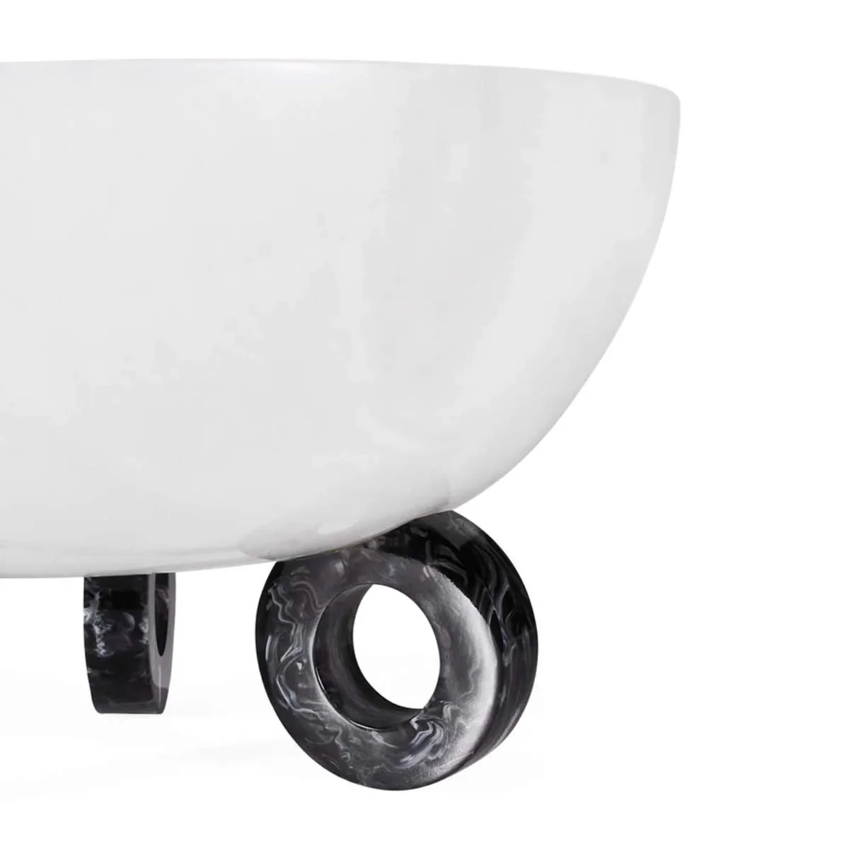 Jonathan Adler Como Black & White Disc Bowl - Image 4