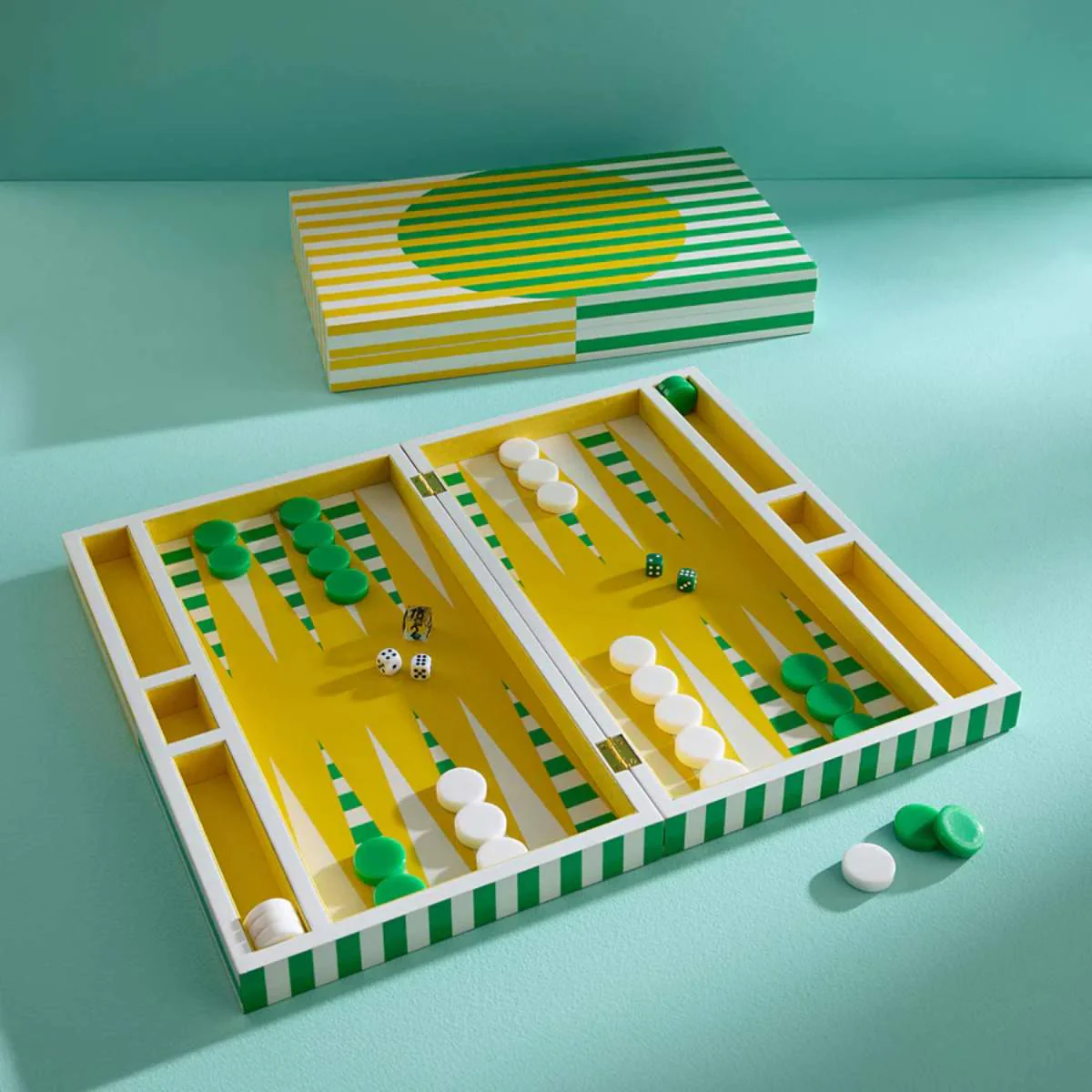 Jonathan Adler Copenhagen Backgammon Set - Image 3