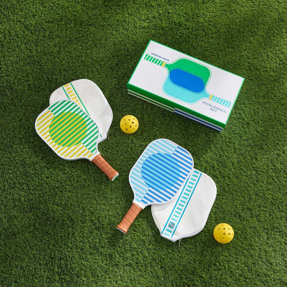 Jonathan Adler Copenhagen Pickleball Set - Image 4