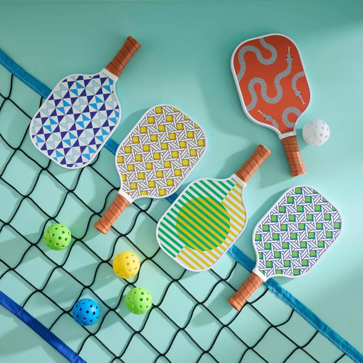 Jonathan Adler Copenhagen Pickleball Set - Image 5