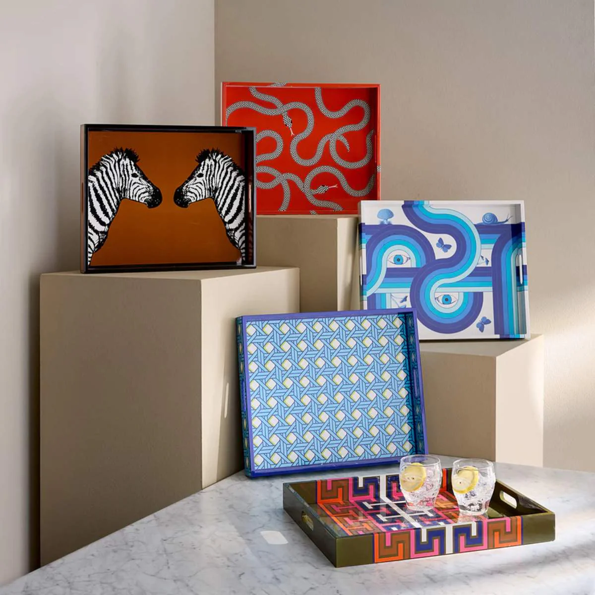 Jonathan Adler Druggist Lacquer Tray - Image 5