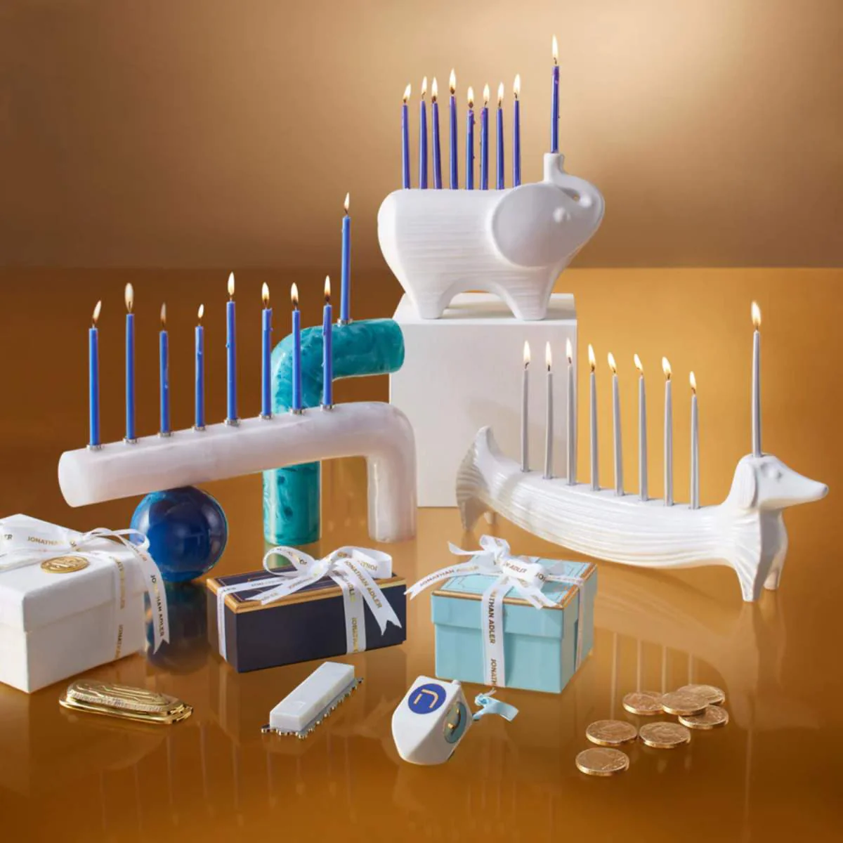 Jonathan Adler Elephant Menorah - Image 7