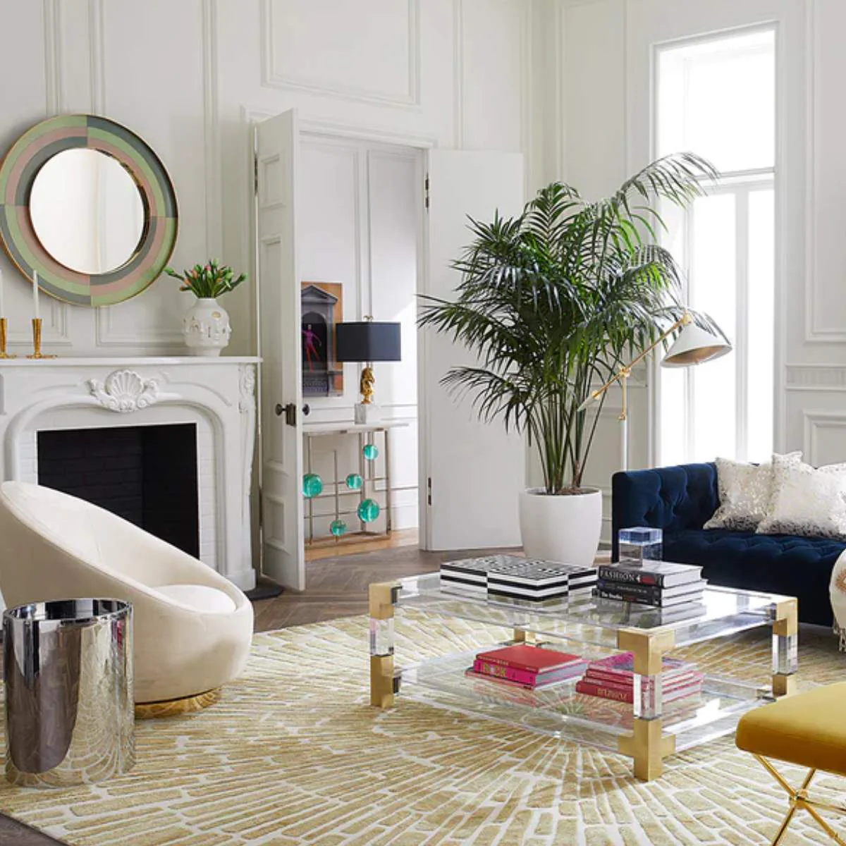 Jonathan Adler Ether Swivel Chair - Image 7