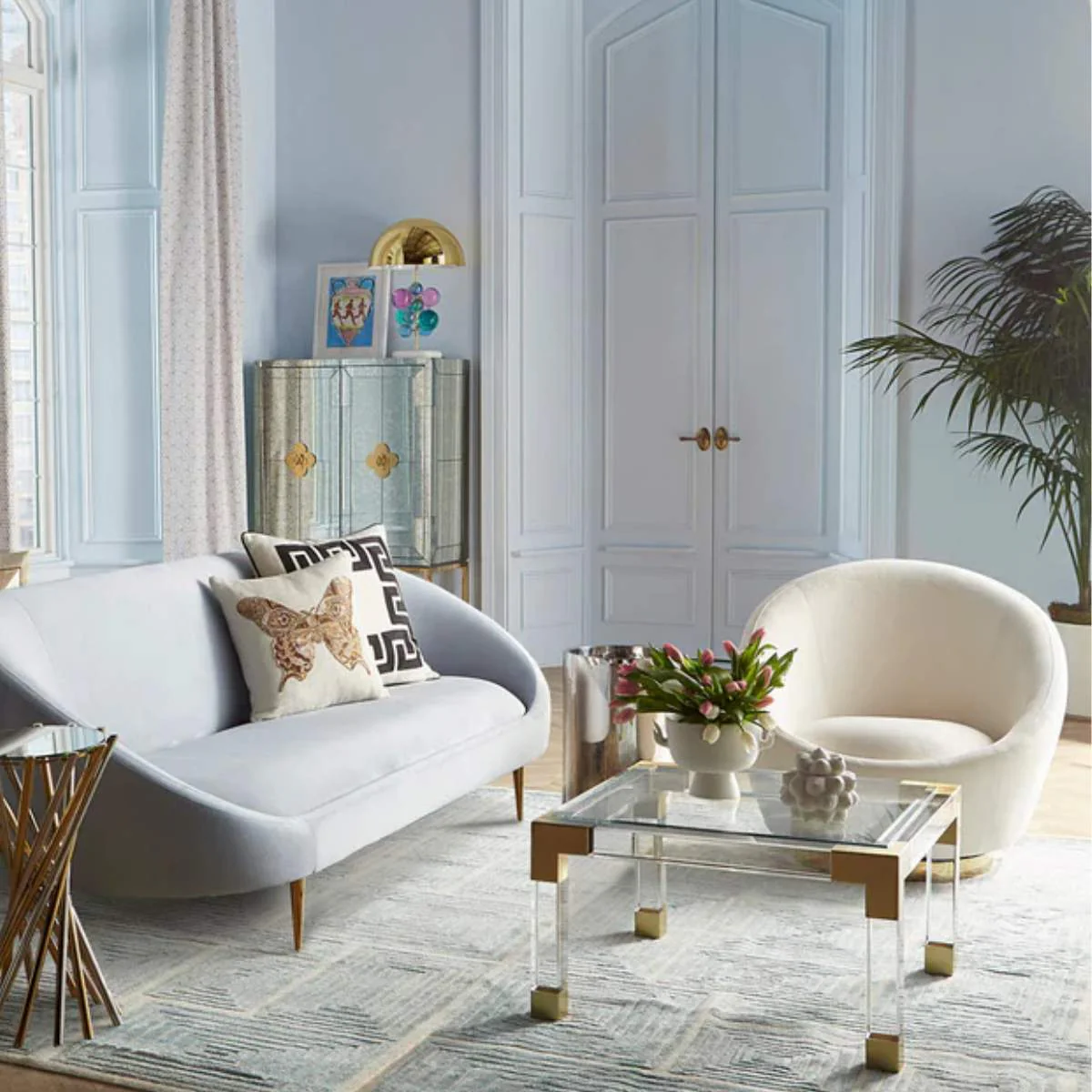Jonathan Adler Ether Swivel Chair - Image 9