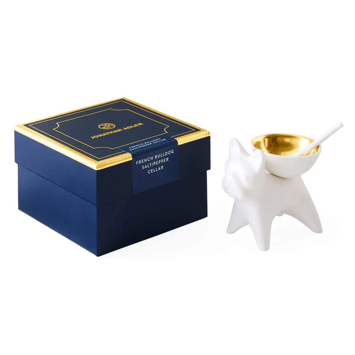 Jonathan Adler French Bulldog Salt & Pepper Cellar - Image 4