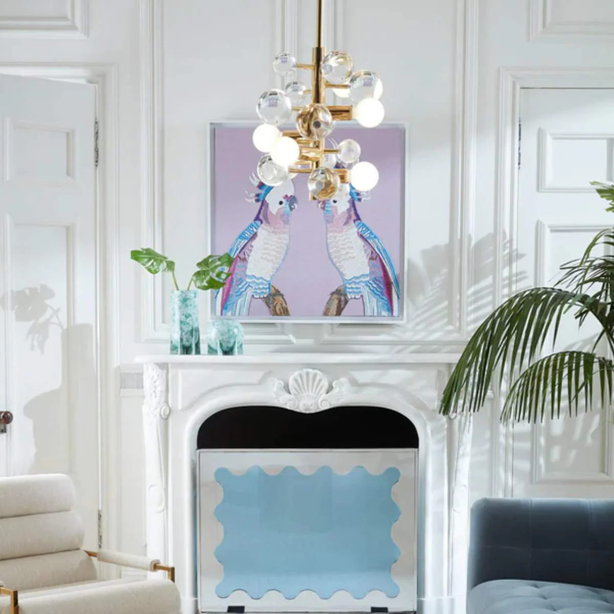 Jonathan Adler Globo Five-Light Chandelier - Image 4
