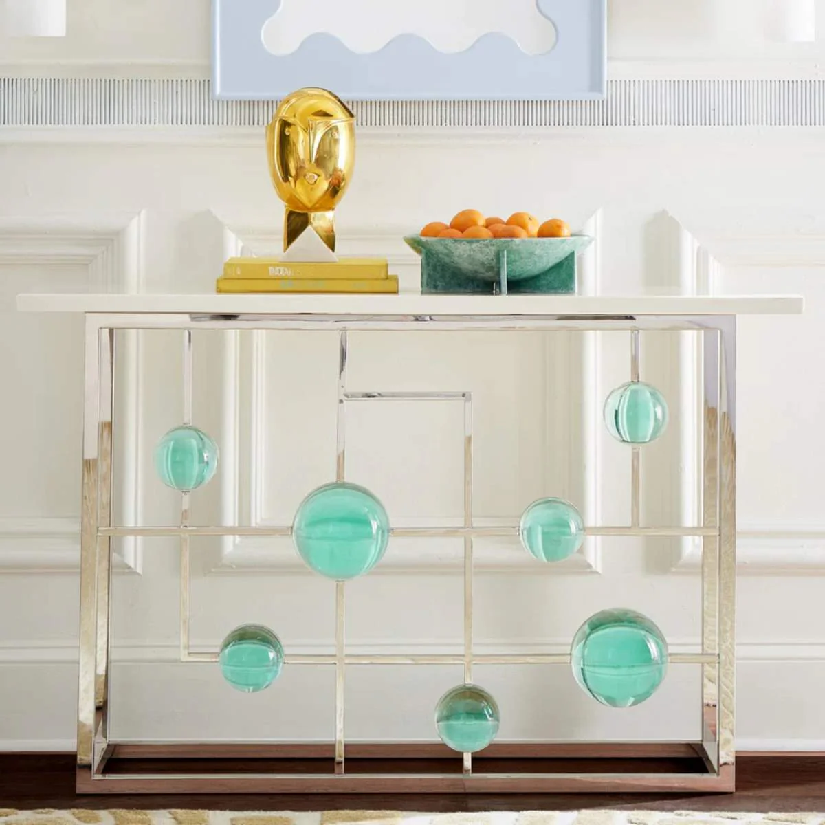 Jonathan Adler Globo Fretwork Console - Image 5