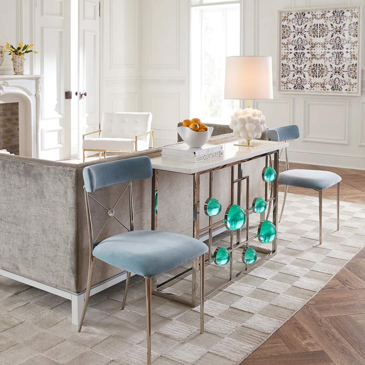 Jonathan Adler Globo Fretwork Console - Image 8
