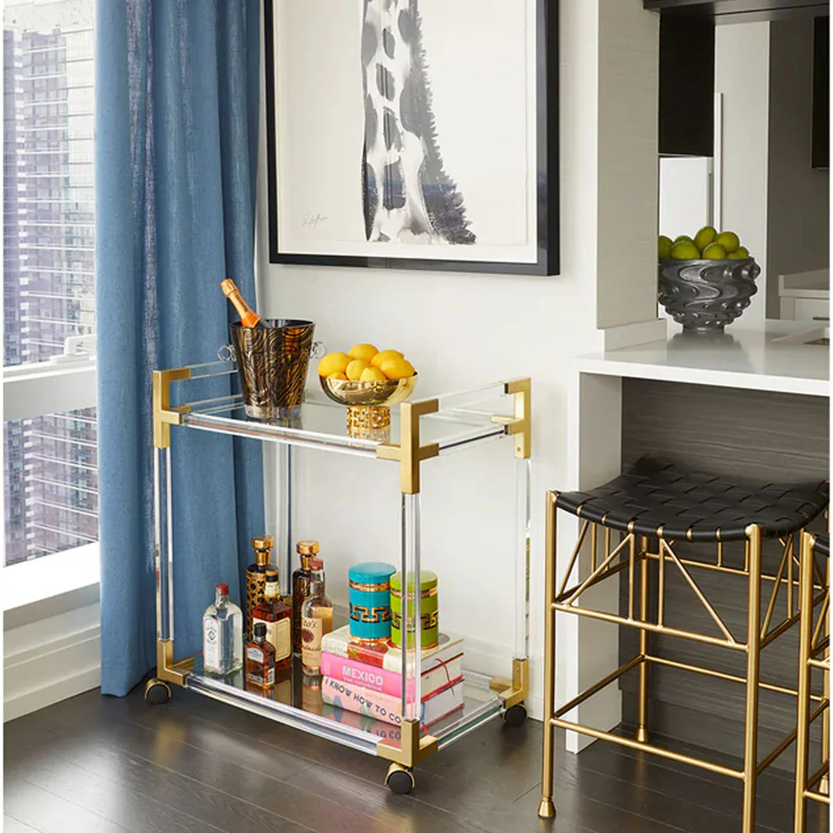 Jonathan Adler Jacques Bar Cart - Image 7