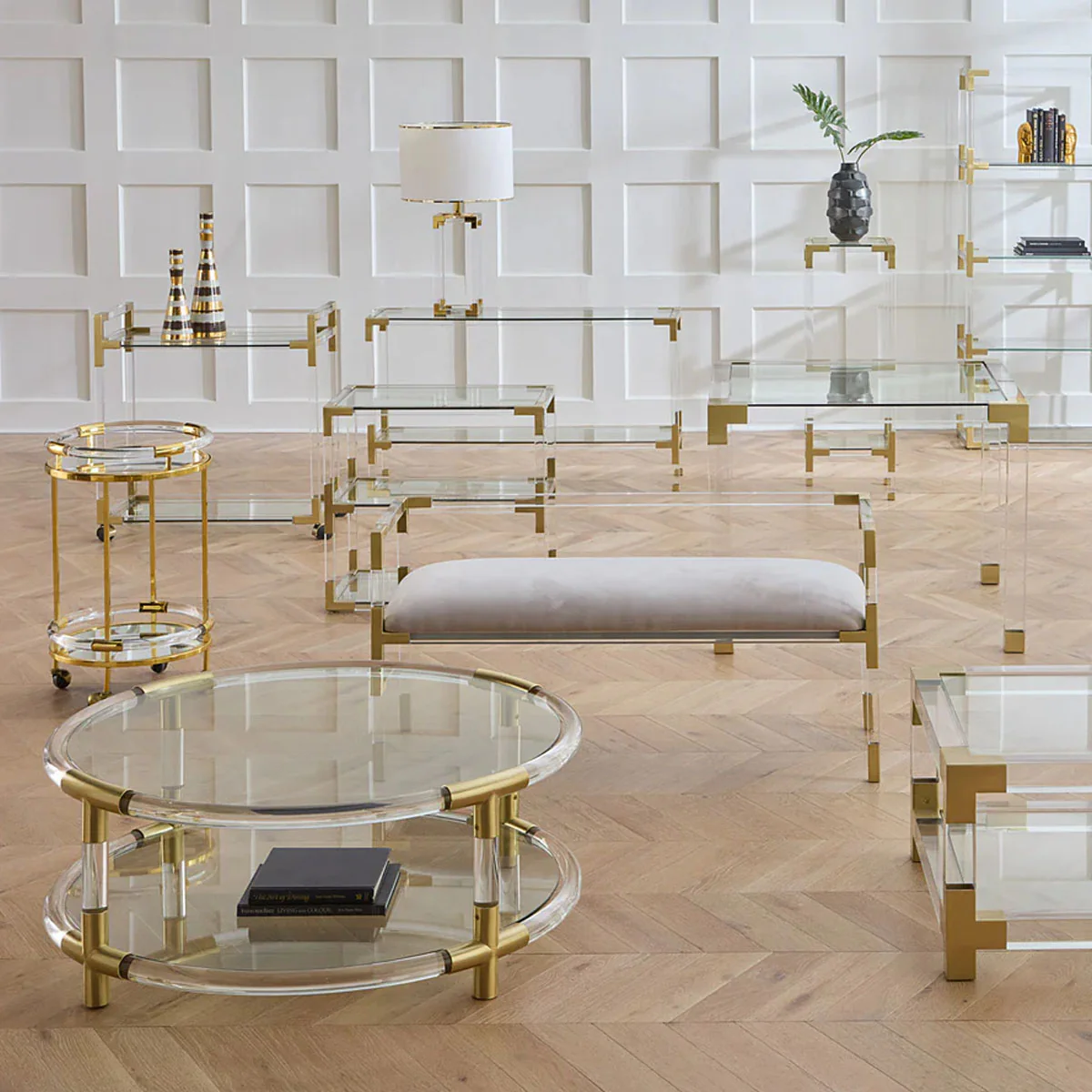 Jonathan Adler Jacques Bench - Image 11