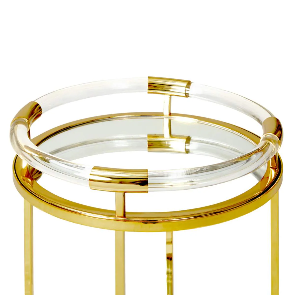 Jonathan Adler Jacques Round Bar Cart - Image 3