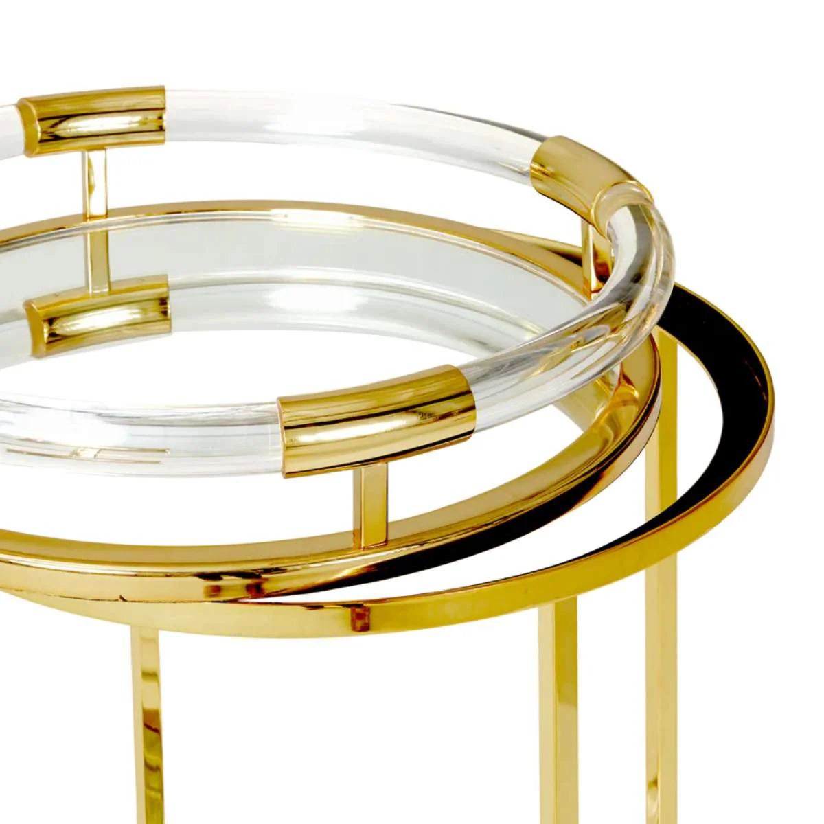 Jonathan Adler Jacques Round Bar Cart - Image 4