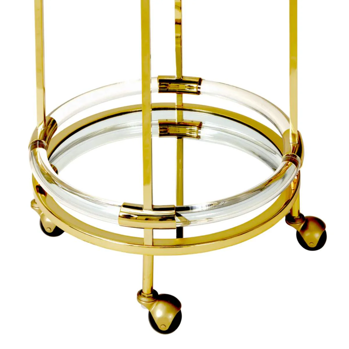 Jonathan Adler Jacques Round Bar Cart - Image 5