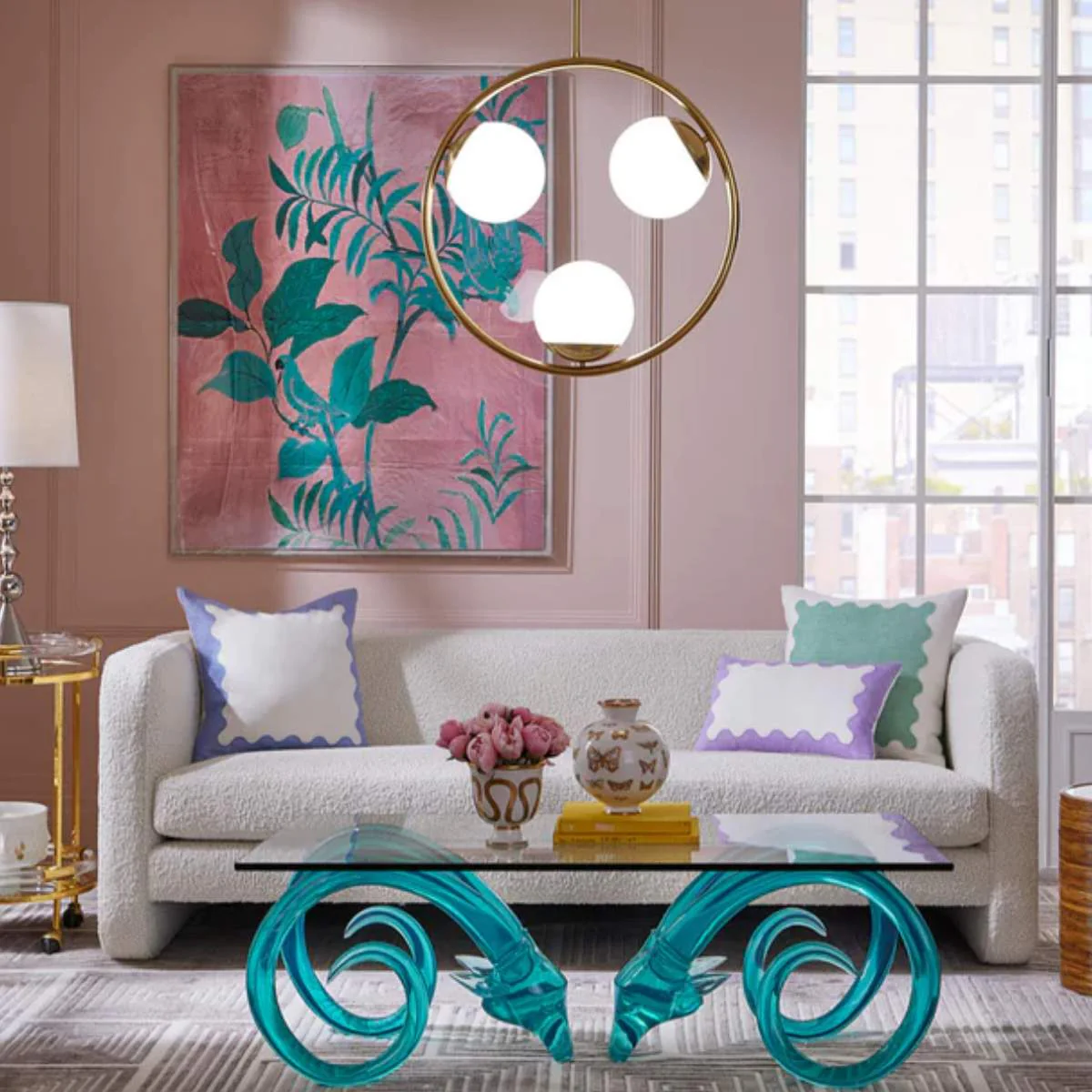 Jonathan Adler Jacques Round Bar Cart - Image 7