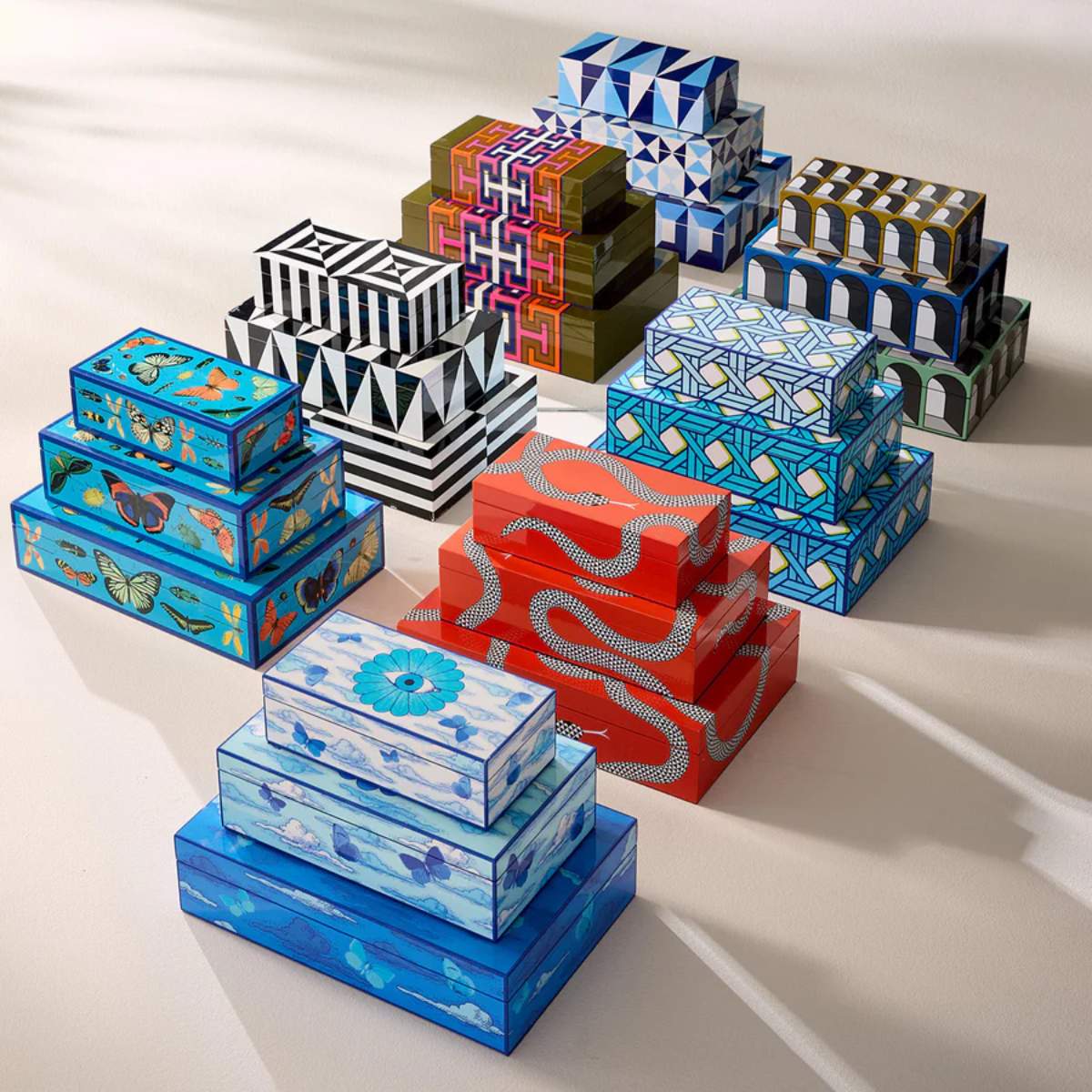 Jonathan Adler Large Madrid Lacquer Box - Image 5