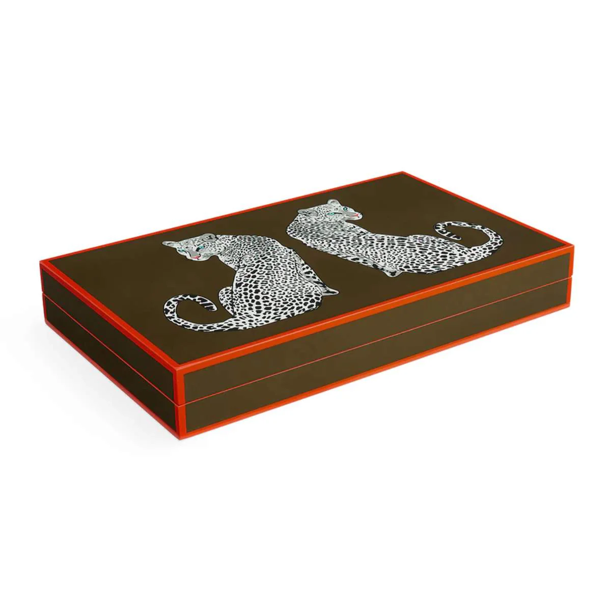 Jonathan Adler Leopard Backgammon Set - Image 2