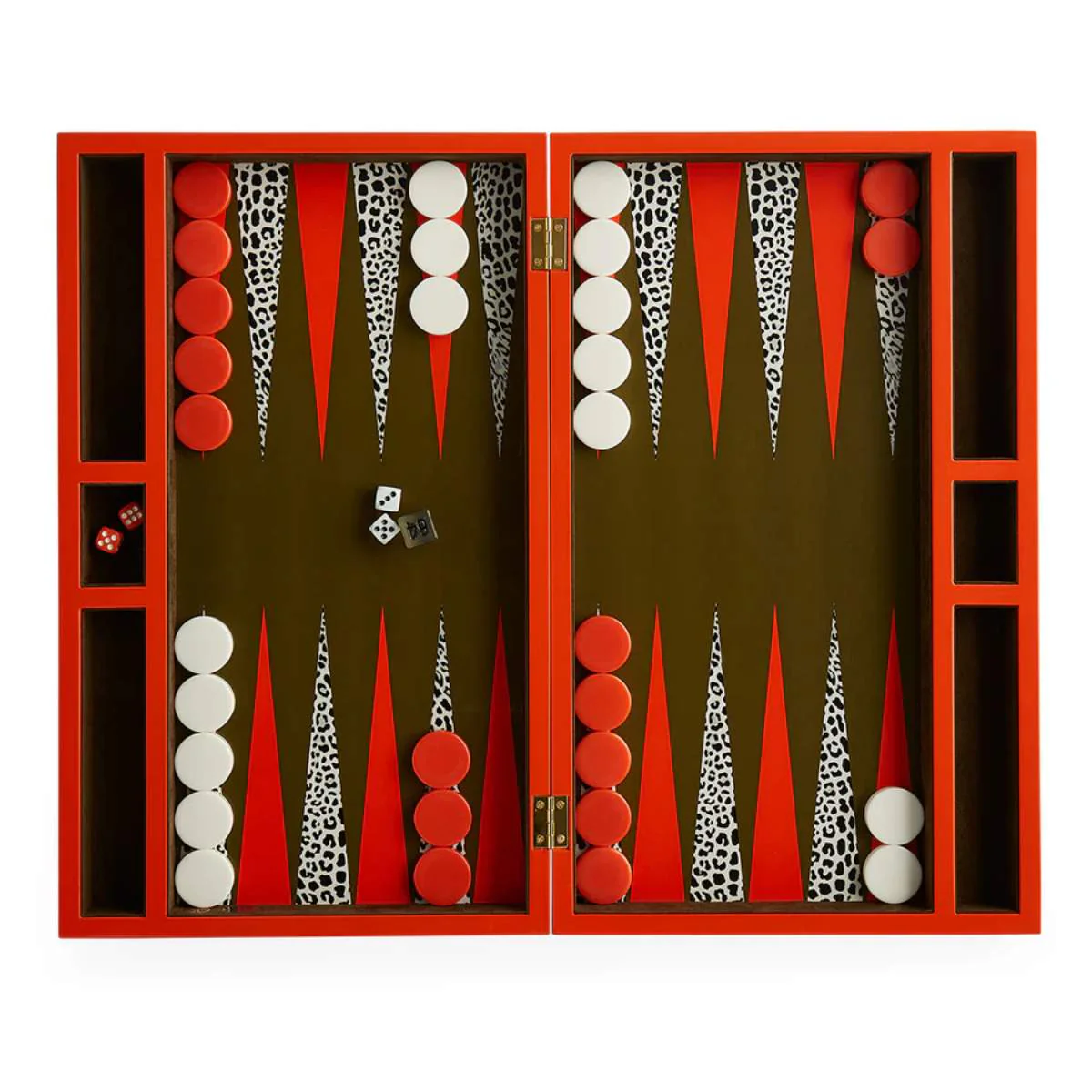 Jonathan Adler Leopard Backgammon Set - Image 3