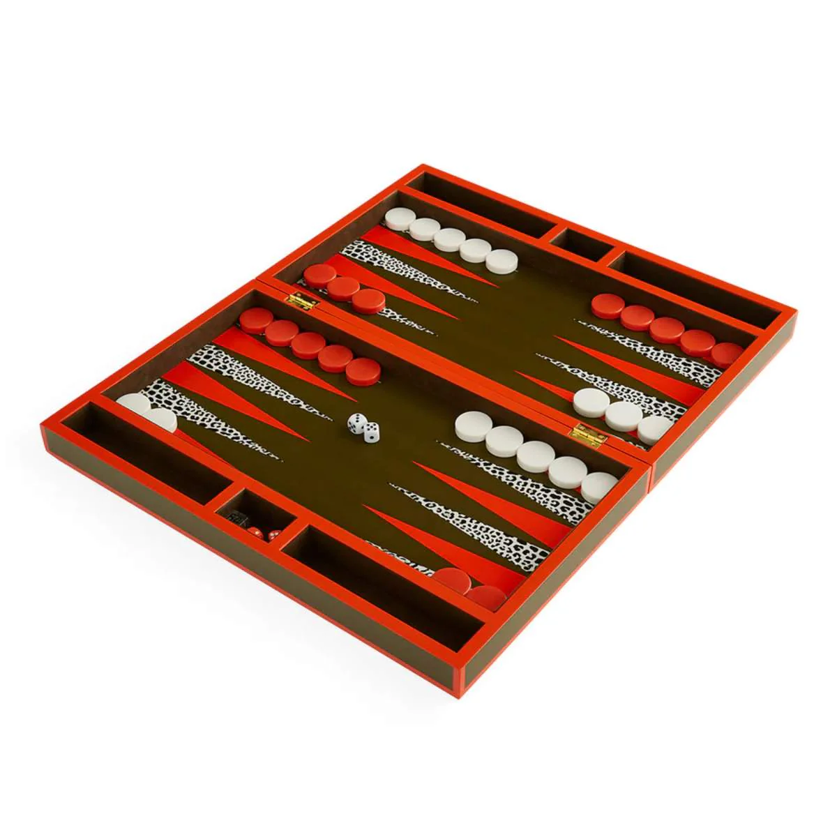 Jonathan Adler Leopard Backgammon Set - Image 4