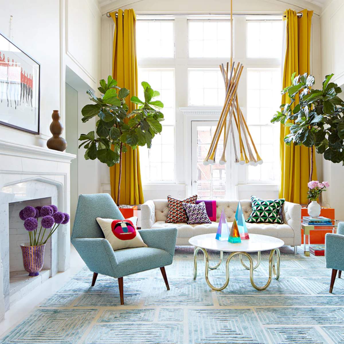 Jonathan Adler Lips Full Dose Needlepoint Cushion - Image 4