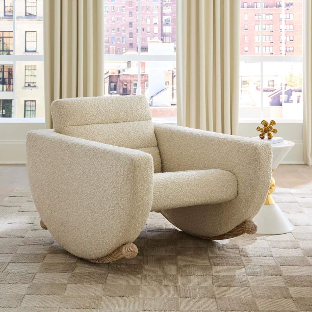 Jonathan Adler Luna Rocking Chair - Image 8