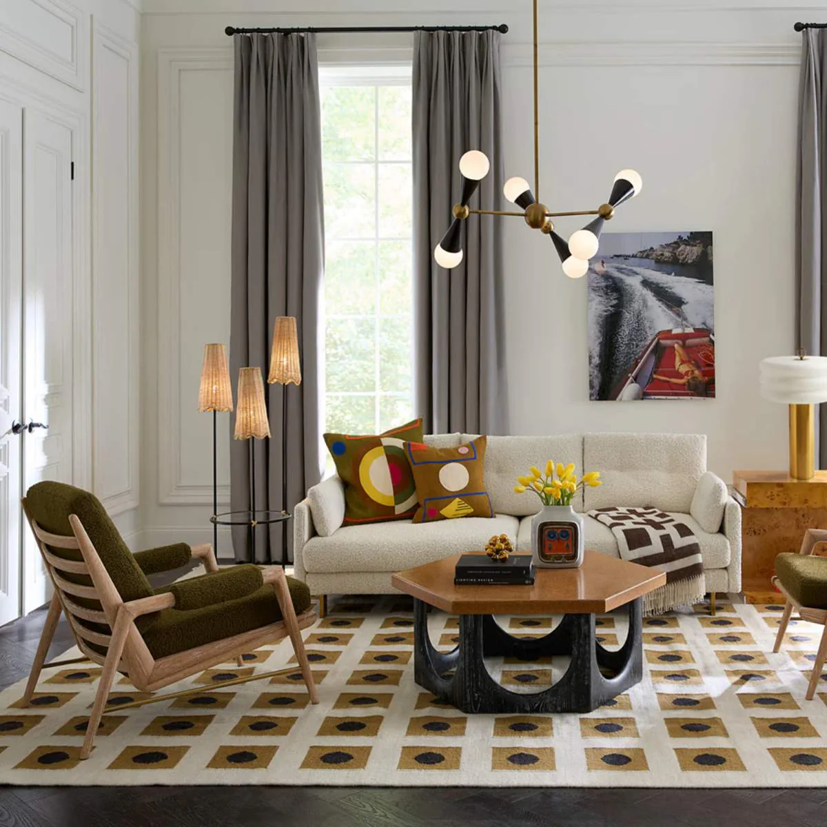 Jonathan Adler Monterey Shapes Cushion - Image 7