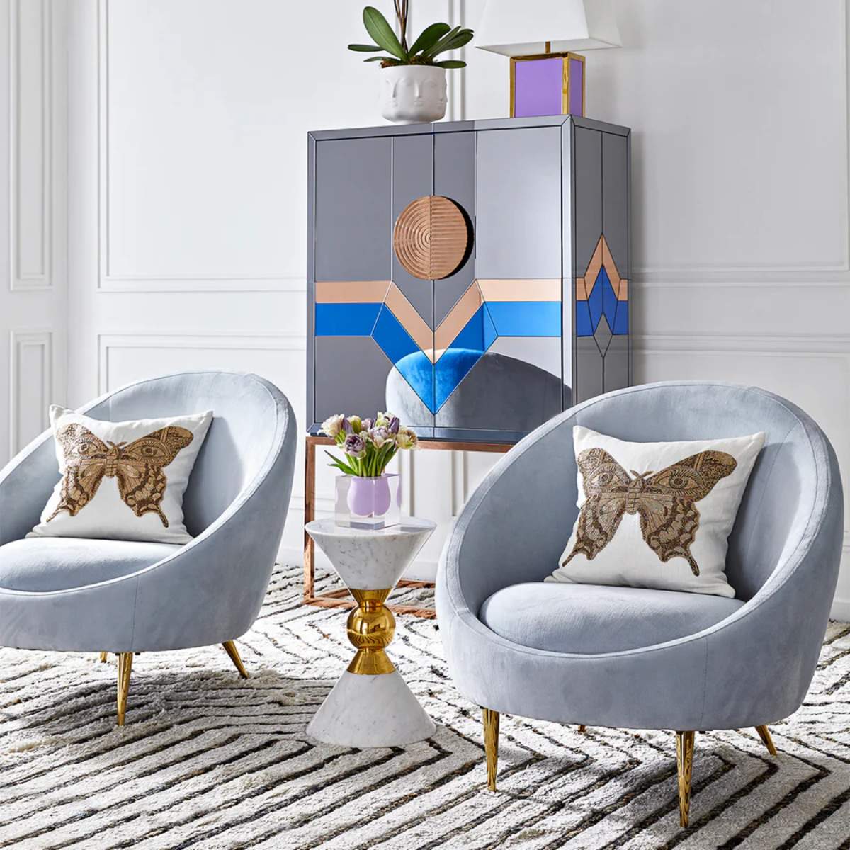 Jonathan Adler Muse Butterfly Cushion - Image 5