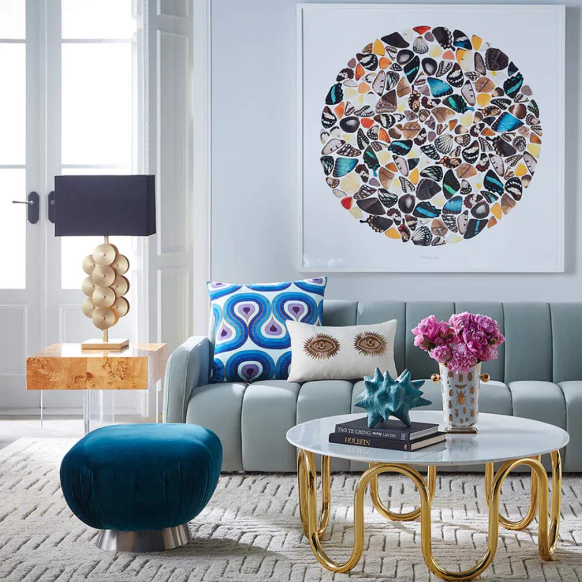 Jonathan Adler Muse Eyes Throw Cushion - Image 3