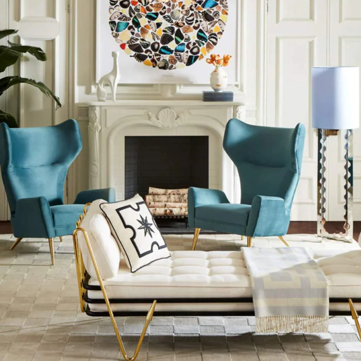 Jonathan Adler Nixon Alpaca Throw - Image 12