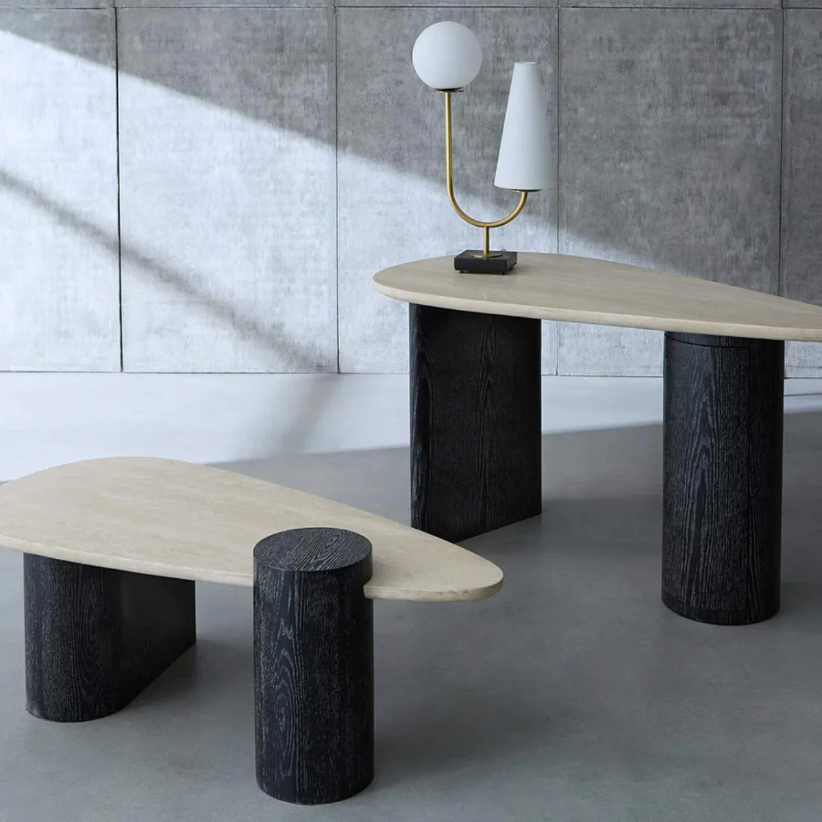 Jonathan Adler Oeuf Travertine Desk - Image 13