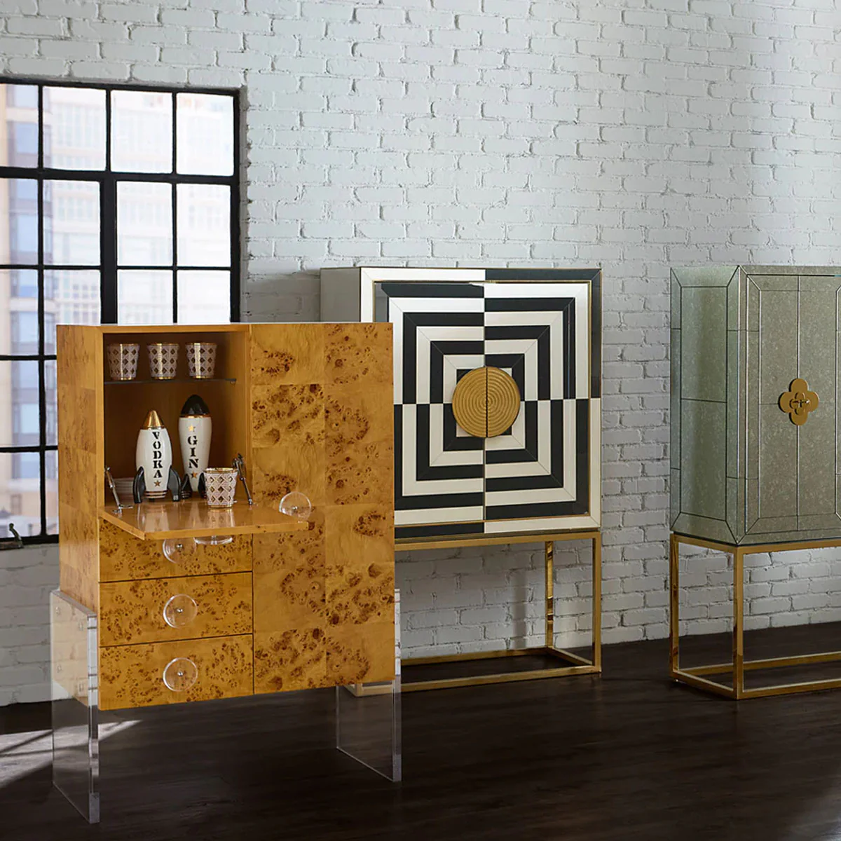 Jonathan Adler Op Art Bar - Image 11