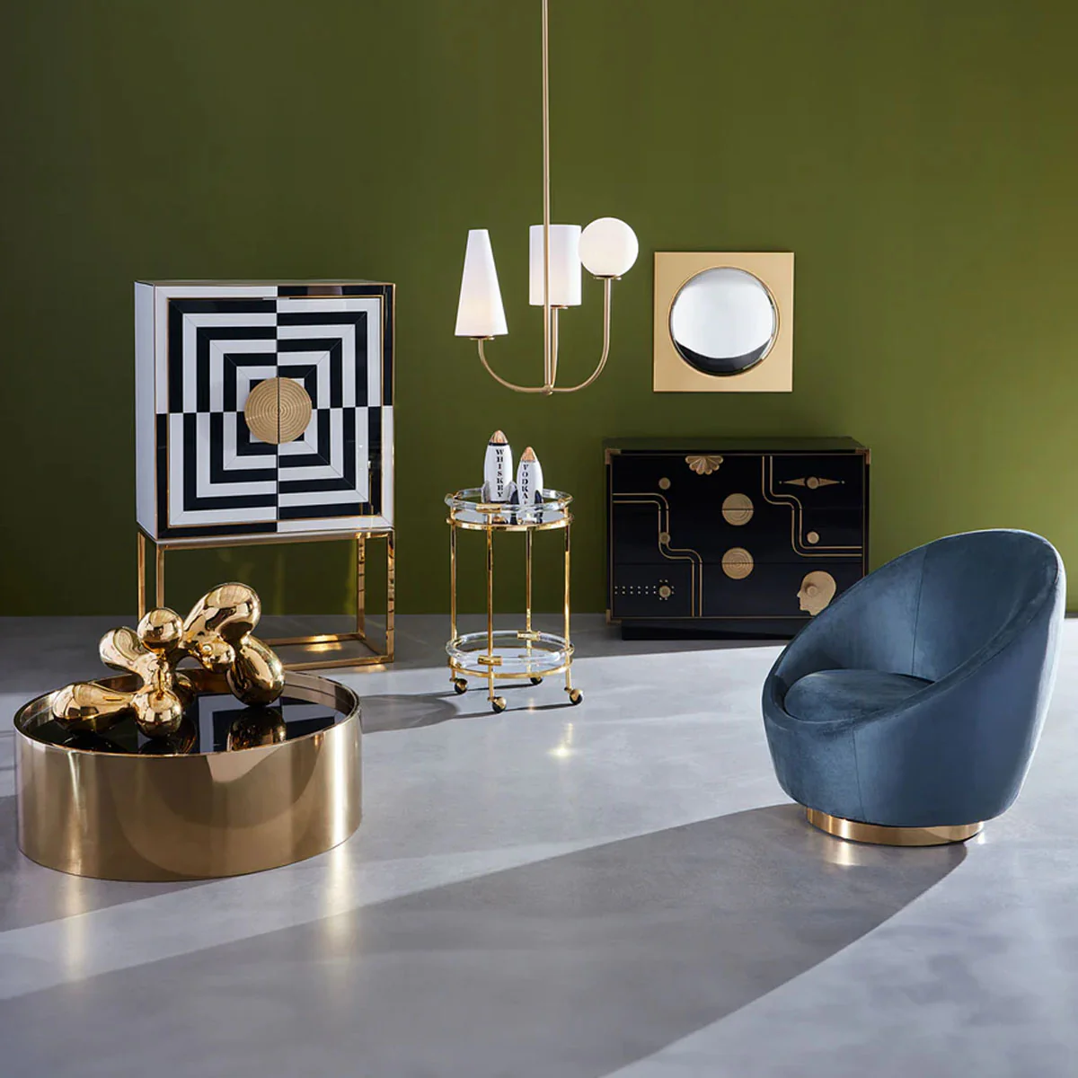 Jonathan Adler Op Art Bar - Image 8