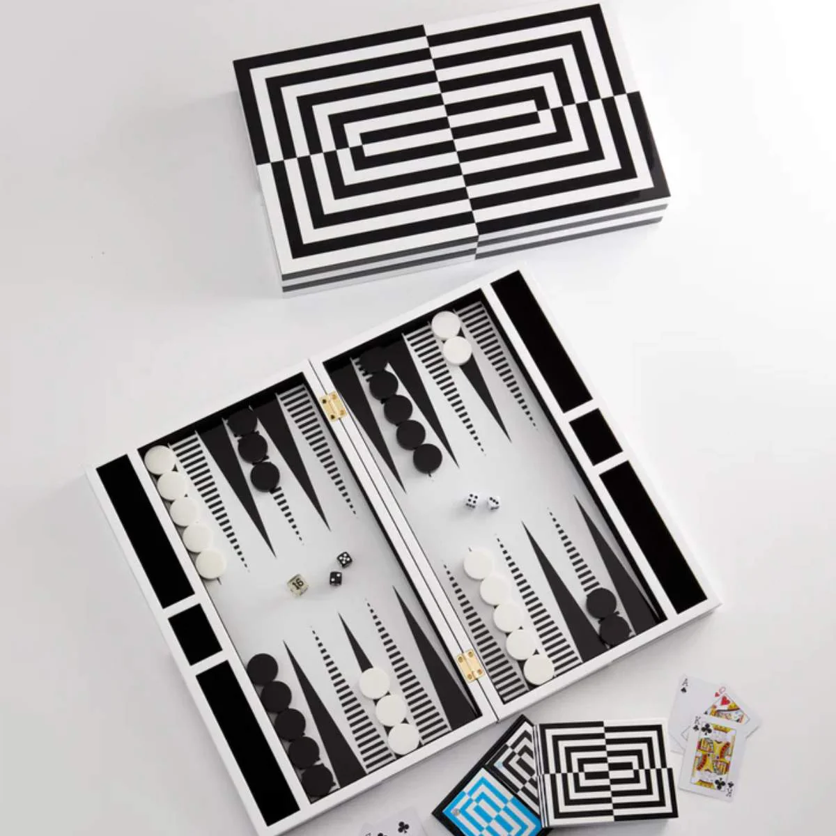 Jonathan Adler Op Art Lacquer Card Set - Image 2