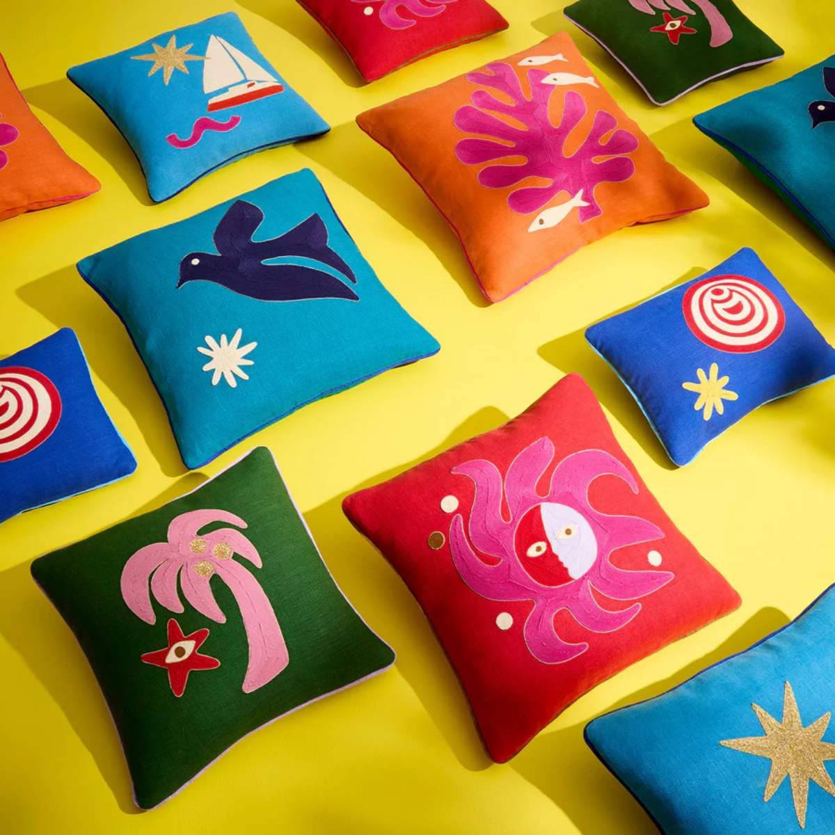 Jonathan Adler Playa Bird Cushion - Image 6